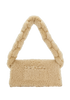 Le Bambidou, &pound;210, Handbags, Beige, Shearling, Back view